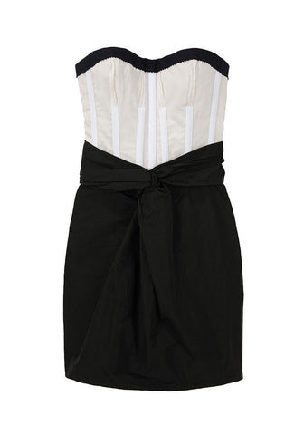 Taffeta Bustier Dress