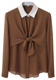 Tie Front Blouse