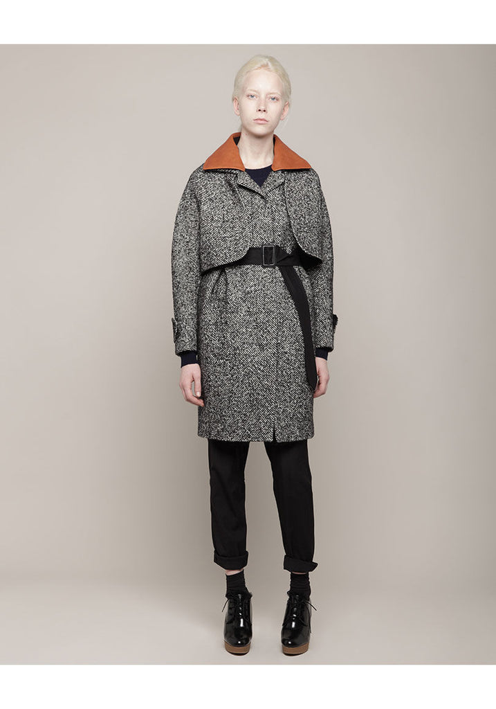 Tweed Cape Coat