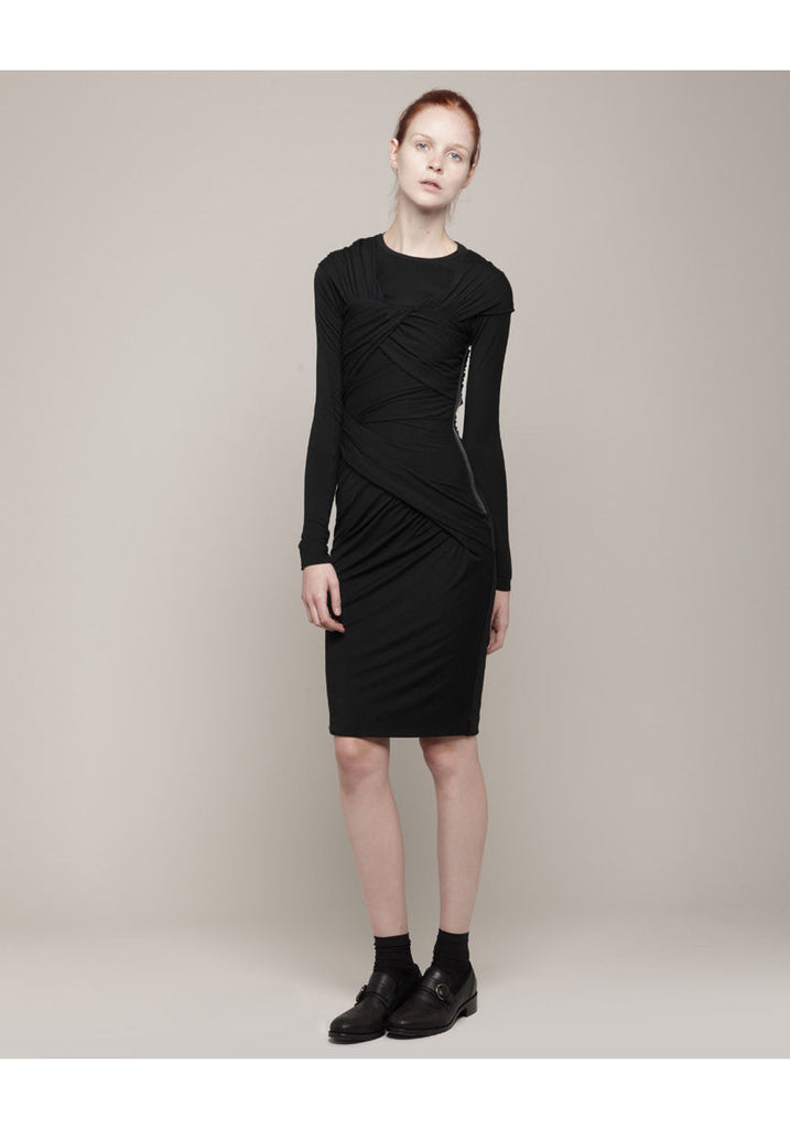 Wrapped Jersey Dress