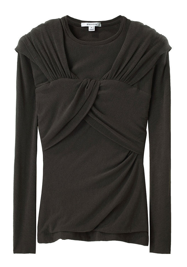Wrapped Jersey Top