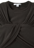 Wrapped Jersey Top