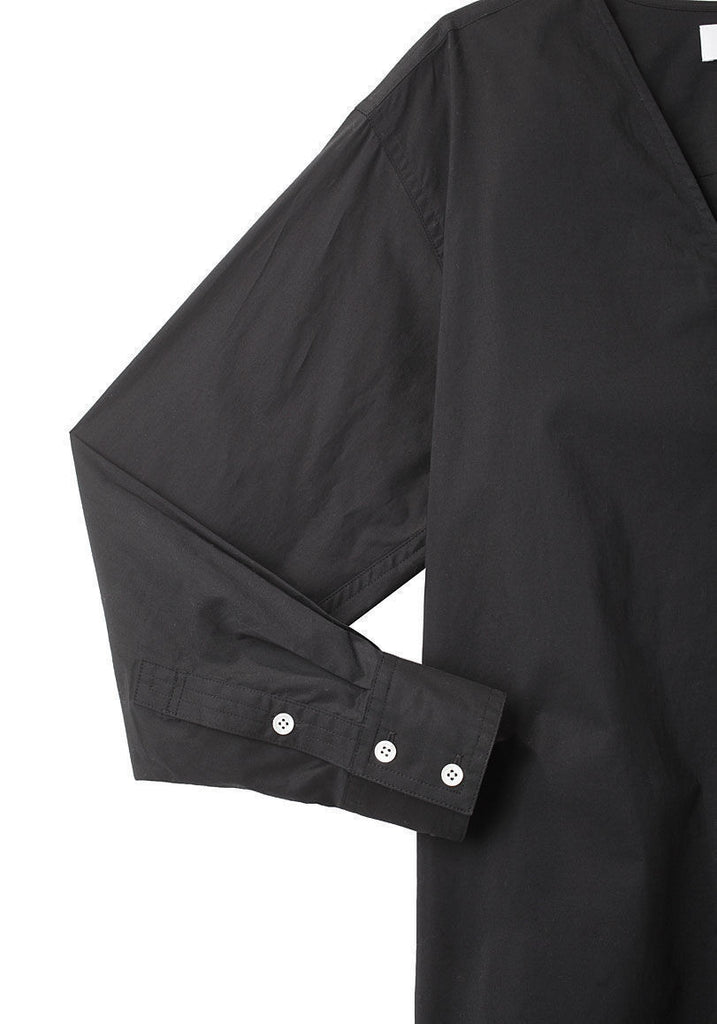 Oversized V-Neck Shirtdress