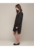 Oversized V-Neck Shirtdress