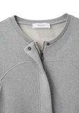 Zip Front Sweat Top