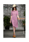 Amelie Linen-Silk Dress