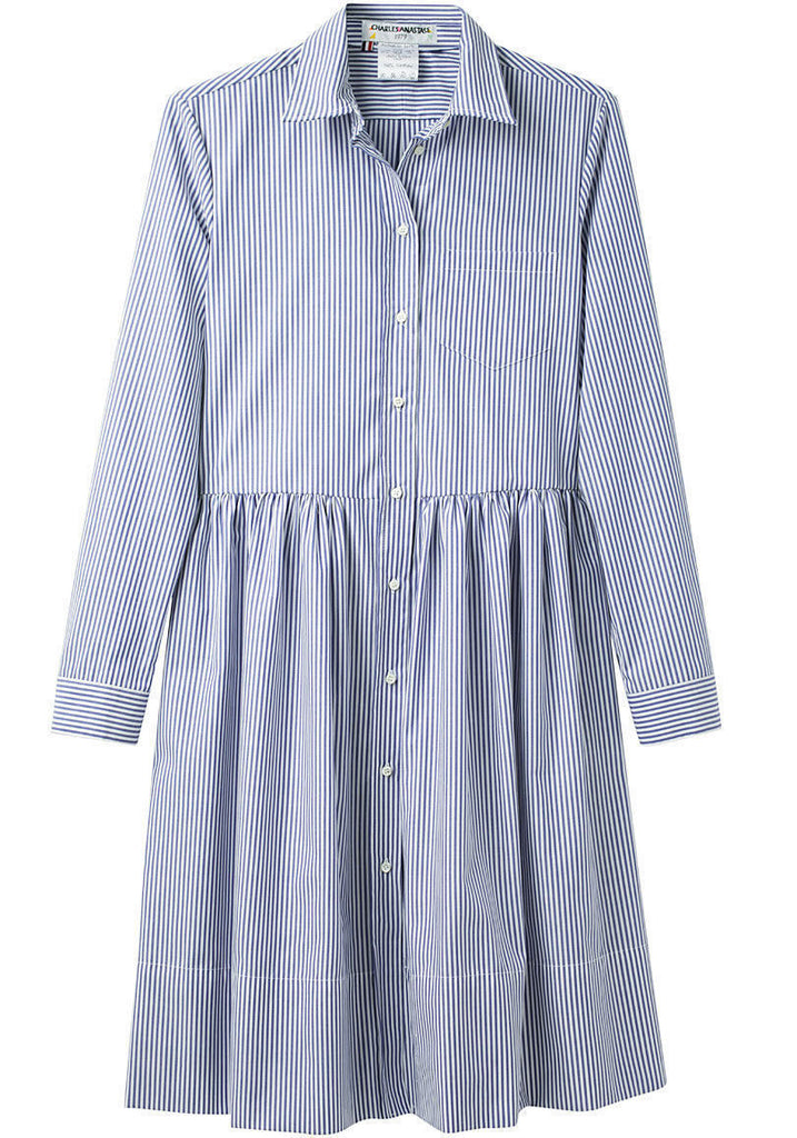 Colombine Striped Shirtdress