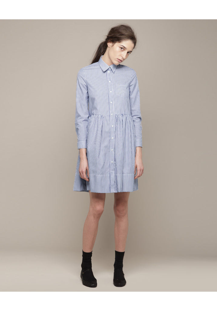 Colombine Striped Shirtdress