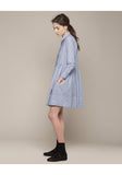 Colombine Striped Shirtdress