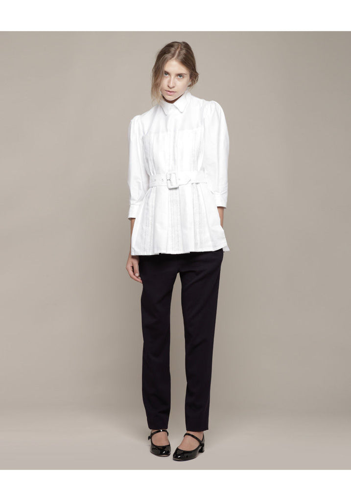 Eva 70 Top with Pleats