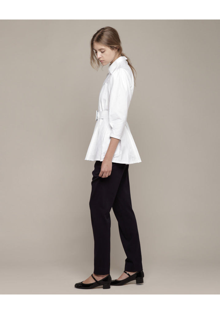 Eva 70 Top with Pleats