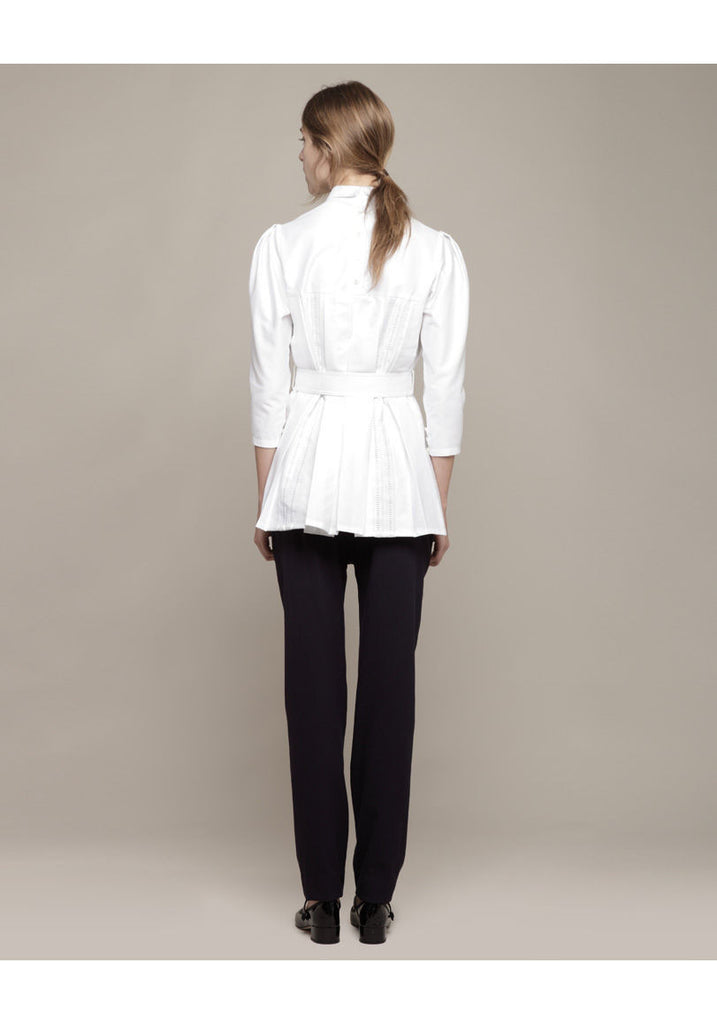 Eva 70 Top with Pleats