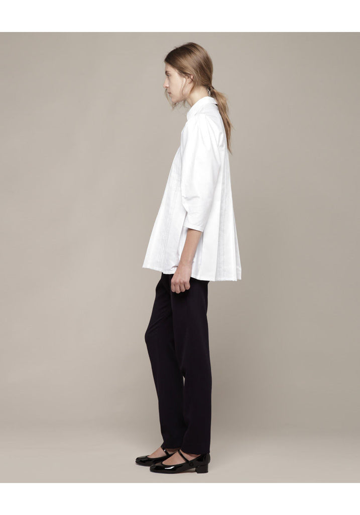 Eva 70 Top with Pleats