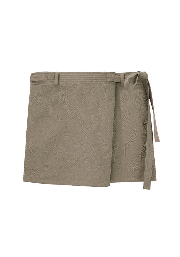 Folded Seersucker Short