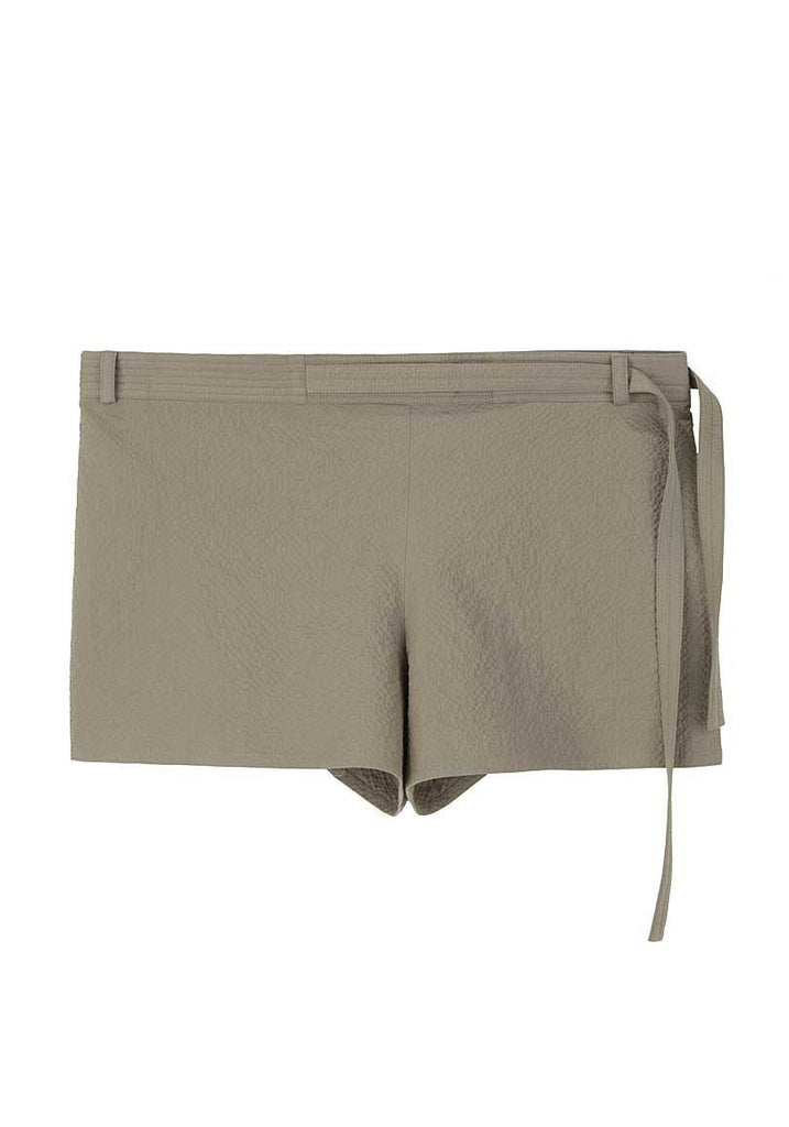 Folded Seersucker Short