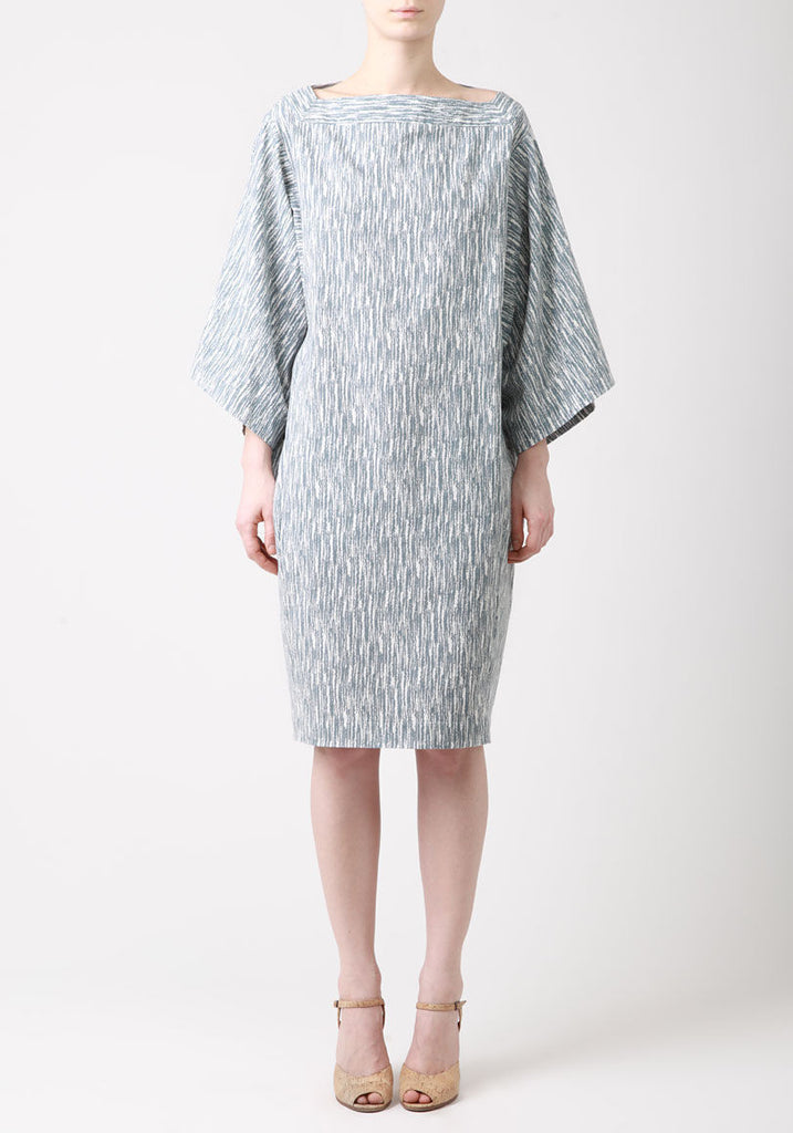 Seersucker Loose Dress