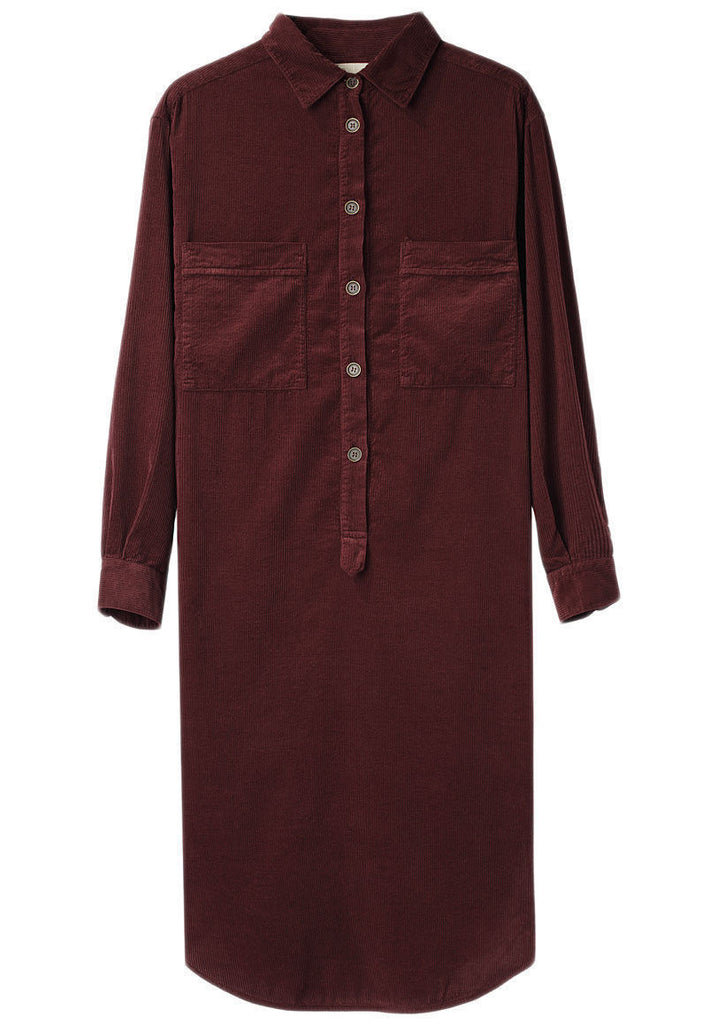 Corduroy Shirt-Dress