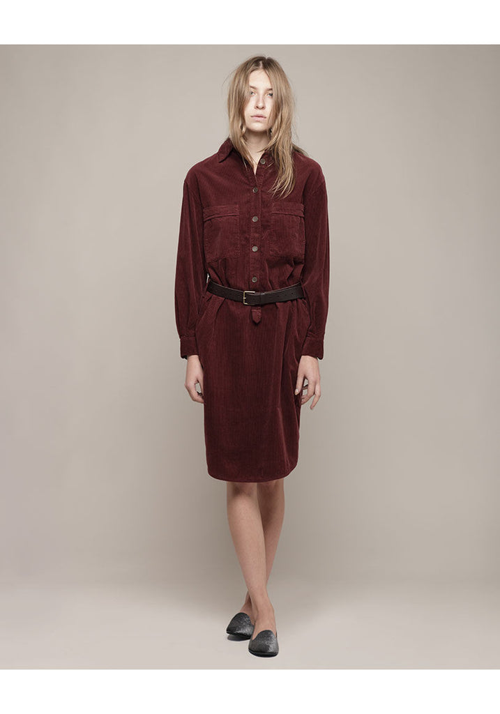 Corduroy Shirt-Dress