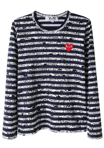 Border Print T-Shirt