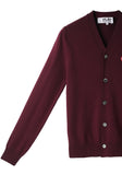 Men's Red Emblem Cardigan