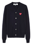 Men's Red Emblem Cardigan