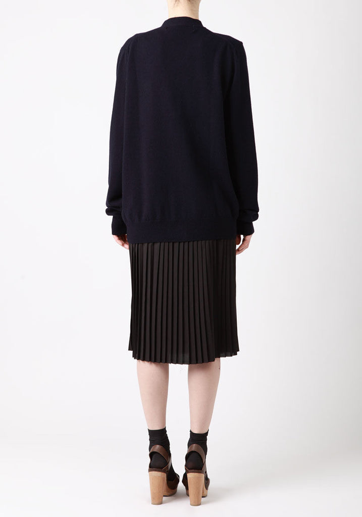 Men's Red Emblem Cardigan