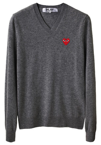 Men's Red Emblem Sweater