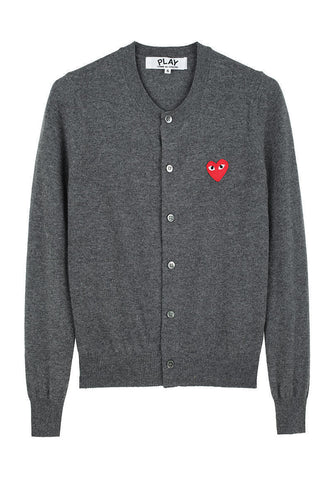Red Emblem Cardigan