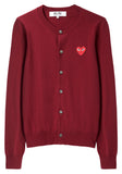 Red Emblem Cardigan