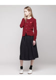 Red Emblem Cardigan