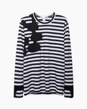 Striped Geometric T-Shirt