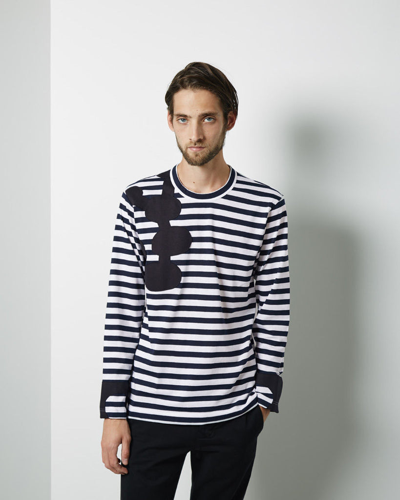 Striped Geometric T-Shirt