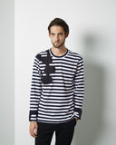 Striped Geometric T-Shirt