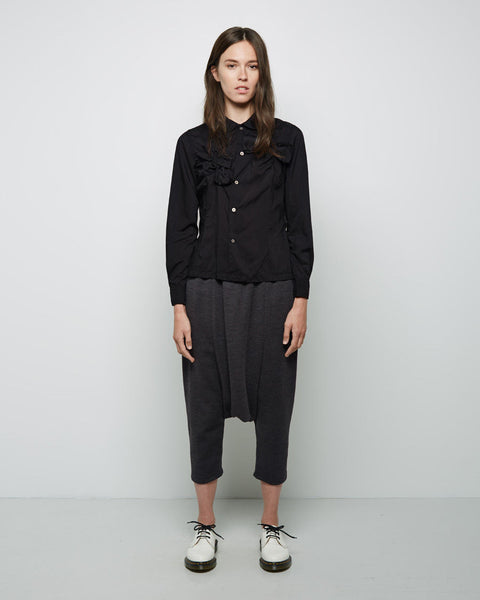 パンツ LES SIX : Wool Low Crotch Cropped Pants CommedesGarconsCommedesGarcons