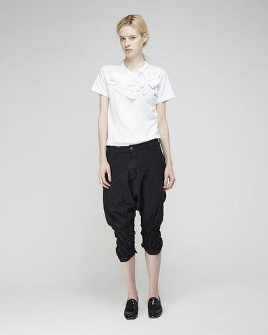 Elastic Hem Drop Crotch Pant