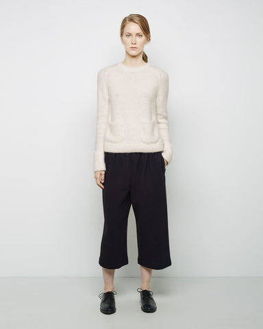 Wool Flannel Drawstring Pant