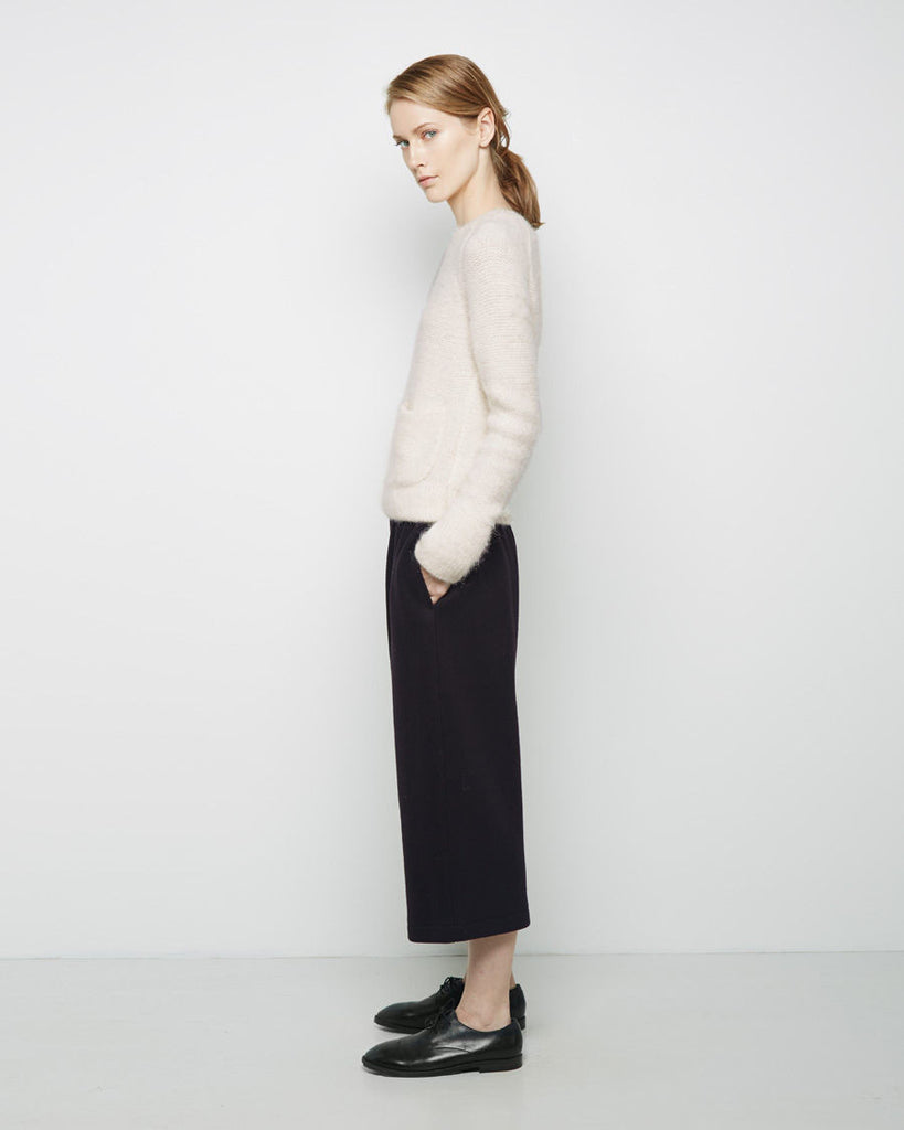 Wool Flannel Drawstring Pant