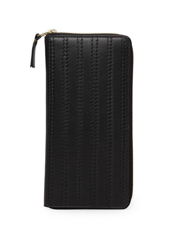 Long Embossed Zip Wallet