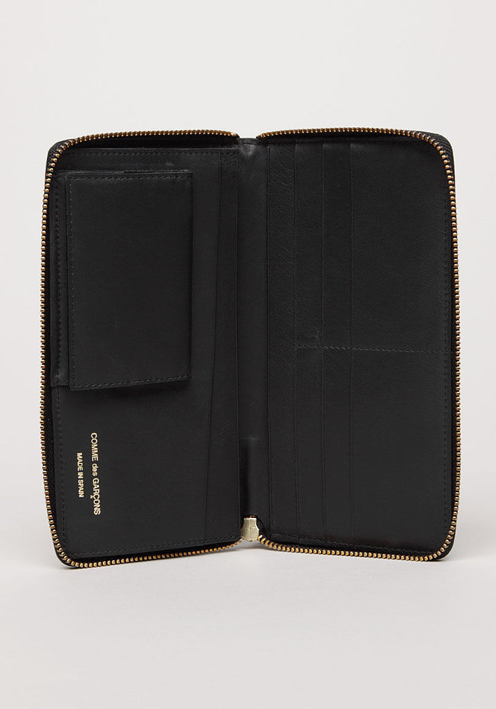 Long Embossed Zip Wallet
