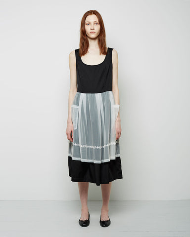 Embroidered Apron Dress
