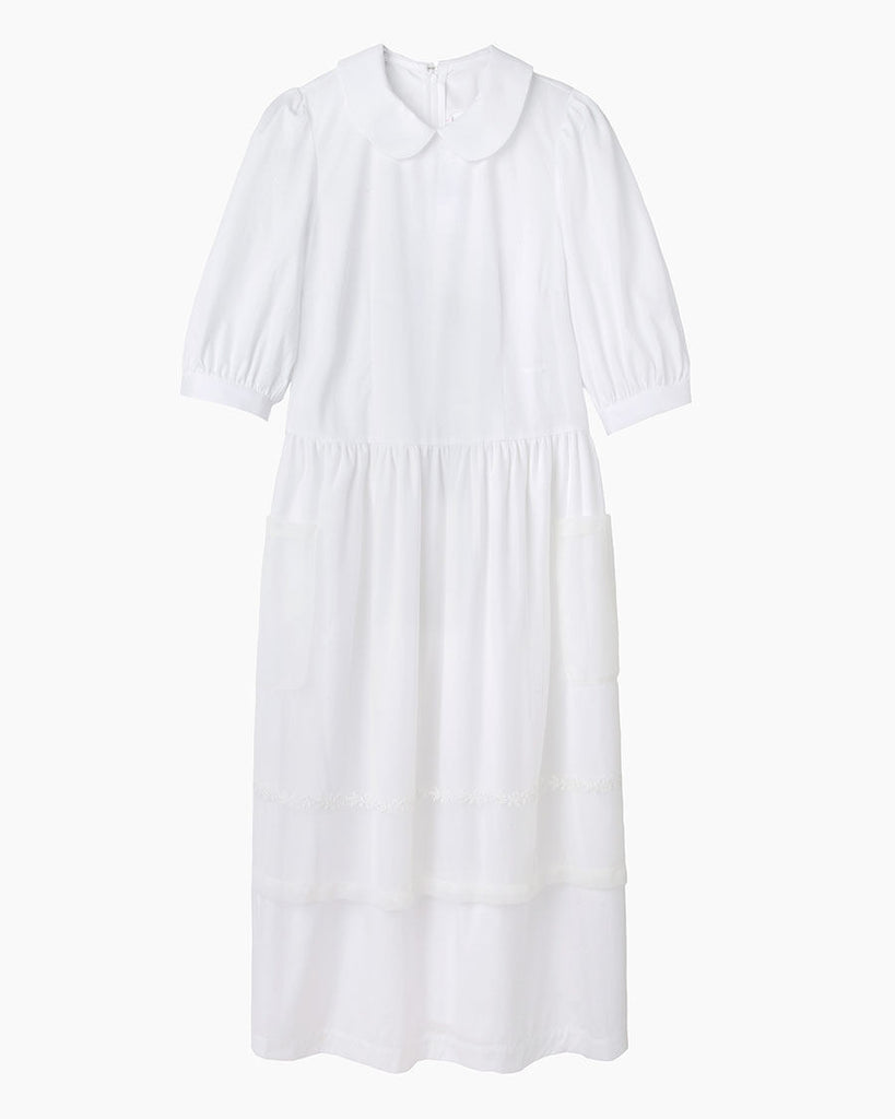 Embroidered Apron Shirtdress