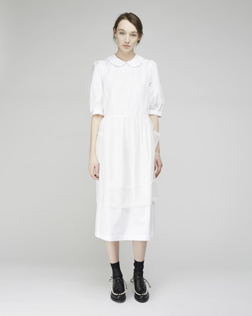 Embroidered Apron Shirtdress