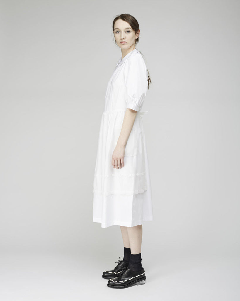 Embroidered Apron Shirtdress