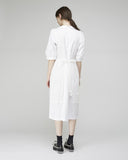 Embroidered Apron Shirtdress