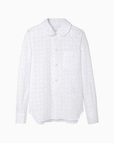 Floral Eyelet Shirt