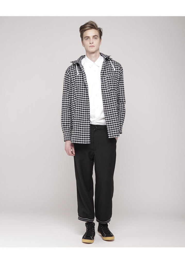 Hooded Check Shirt
