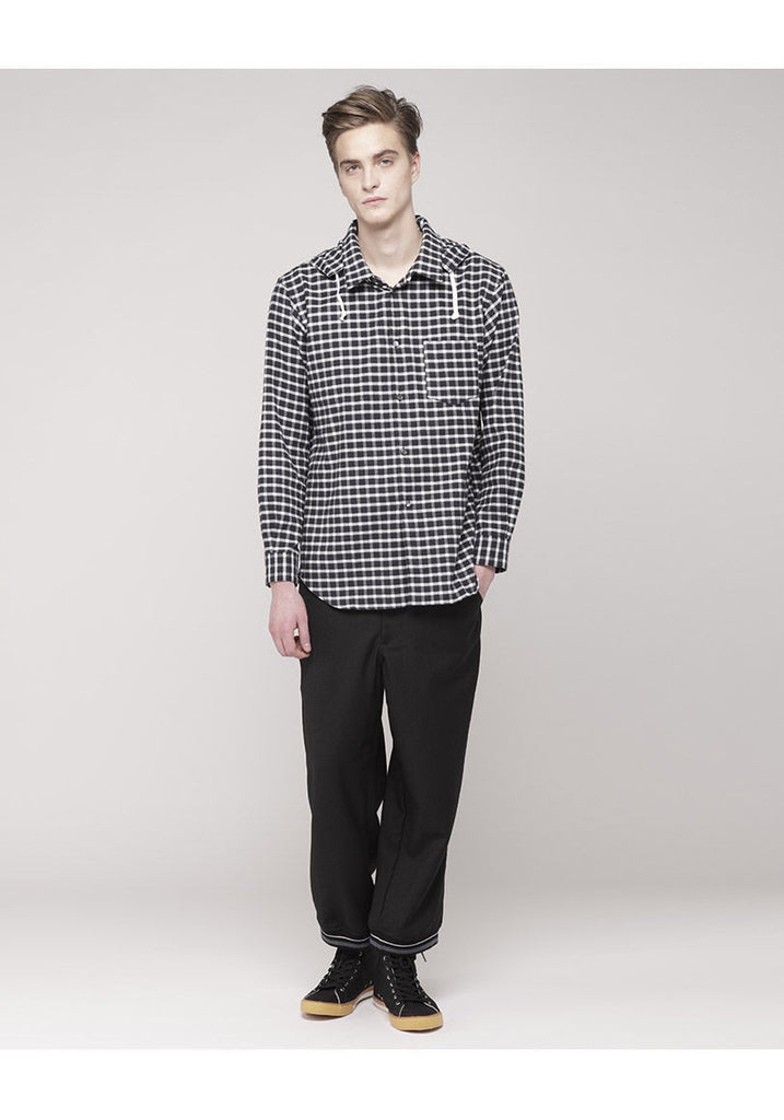 Hooded Check Shirt