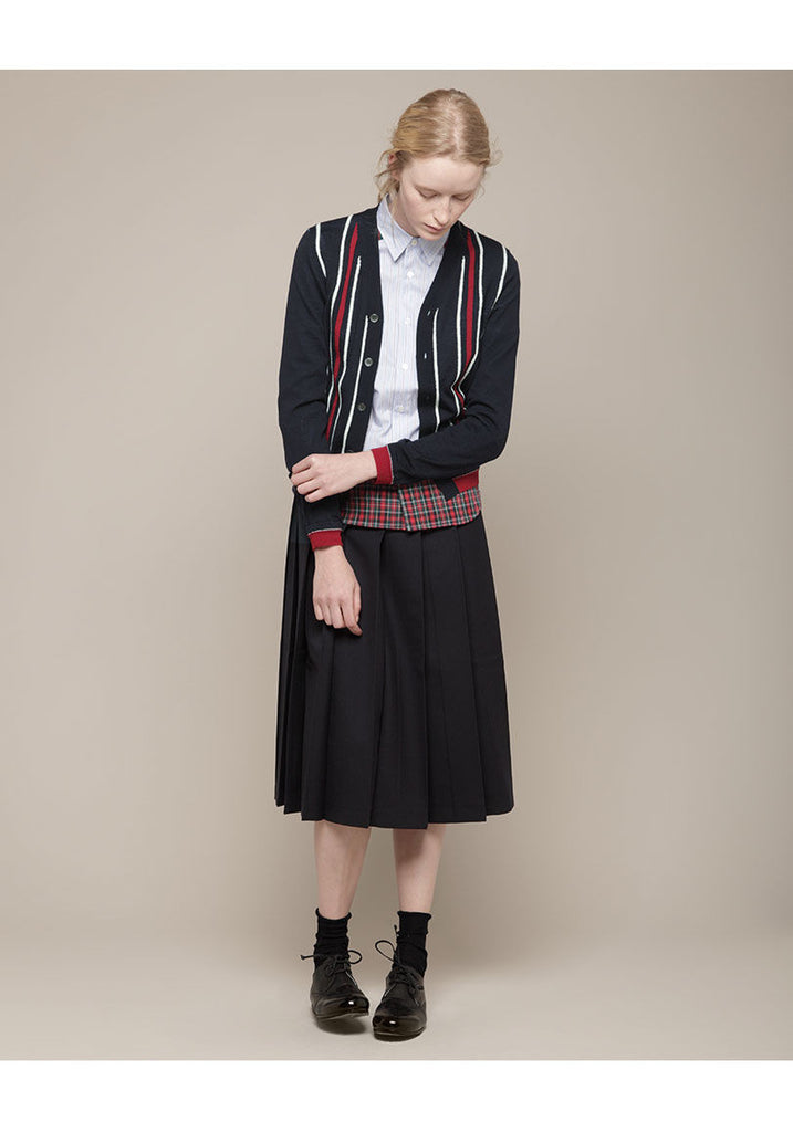 Instarsia Stripe Cardigan