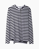 Asymmetrical Stripe Longsleeve T-Shirt