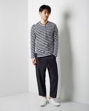 Asymmetrical Stripe Longsleeve T-Shirt